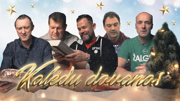 LKL treneriai apsikeitė kalėdinėmis dovanomis (VIDEO)